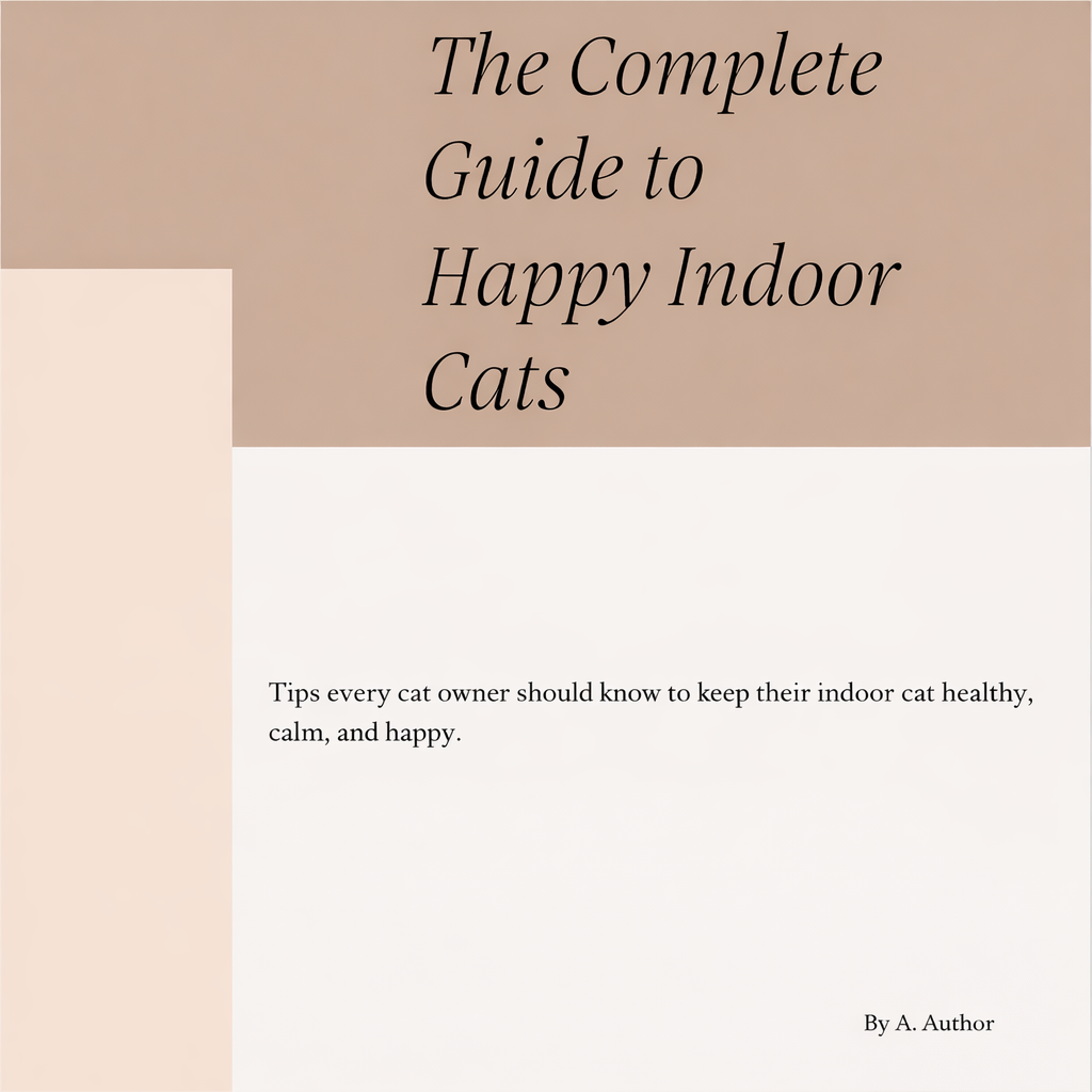E-book: The Complete Guide to Happy Indoor Cats